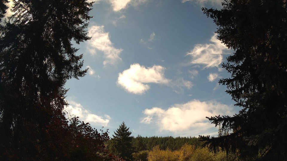 Pacific Northwest skyline timelapse on Oct 05, 2026 at 1:00 PM