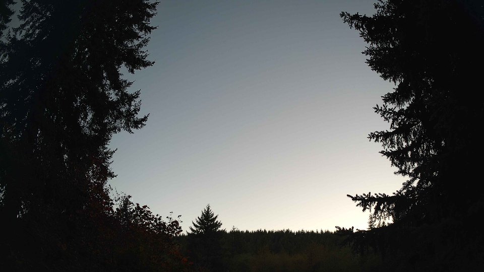 Pacific Northwest skyline timelapse on Oct 05, 2026 at 6:15 PM