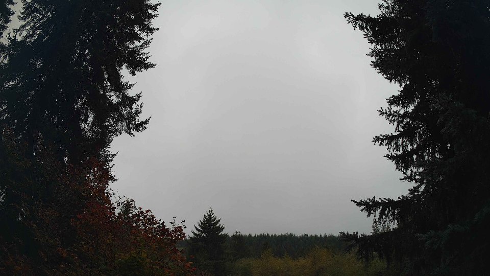 Pacific Northwest skyline timelapse on Oct 06, 2026 at 8:30 AM