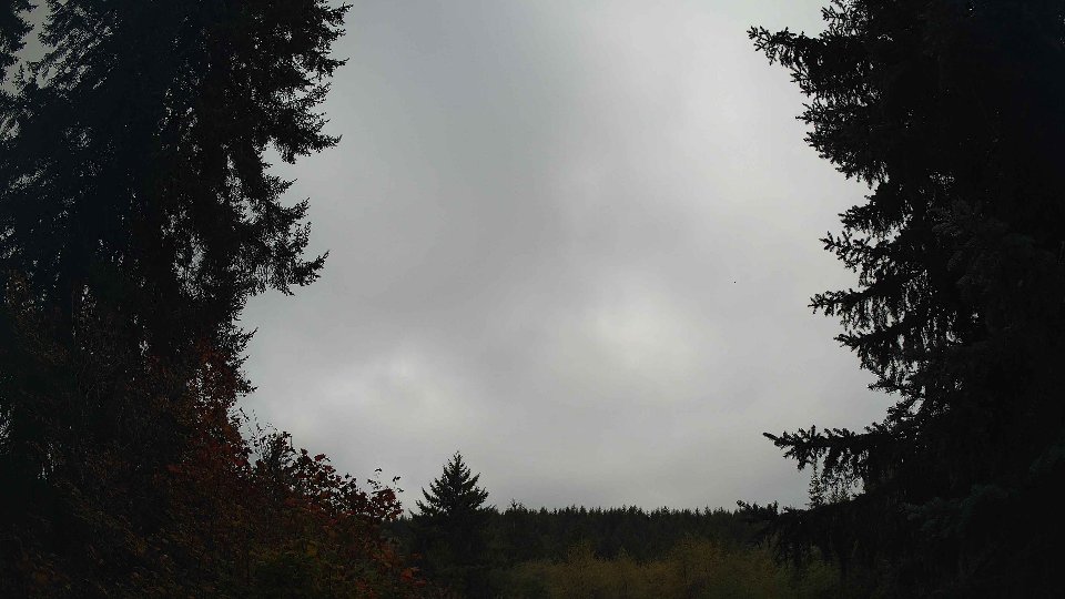 Pacific Northwest skyline timelapse on Oct 06, 2026 at 11:45 AM