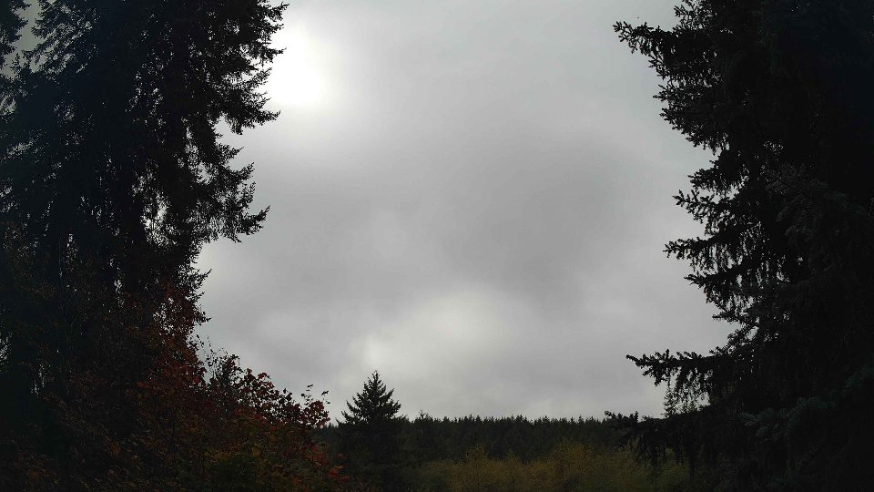 Pacific Northwest skyline timelapse on Oct 06, 2026 at 12:00 PM