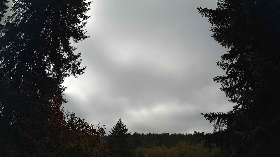 Pacific Northwest skyline timelapse on Oct 06, 2026 at 12:45 PM