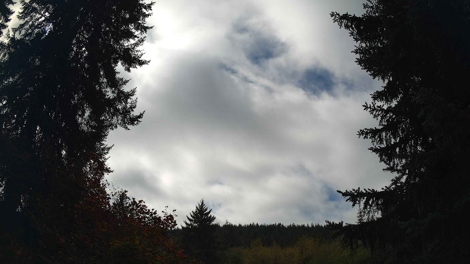 Pacific Northwest skyline timelapse on Oct 06, 2026 at 1:00 PM