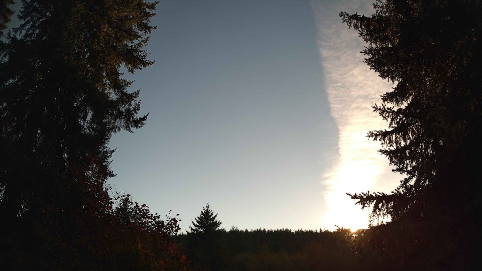 Pacific Northwest skyline timelapse on Oct 06, 2026 at 5:30 PM