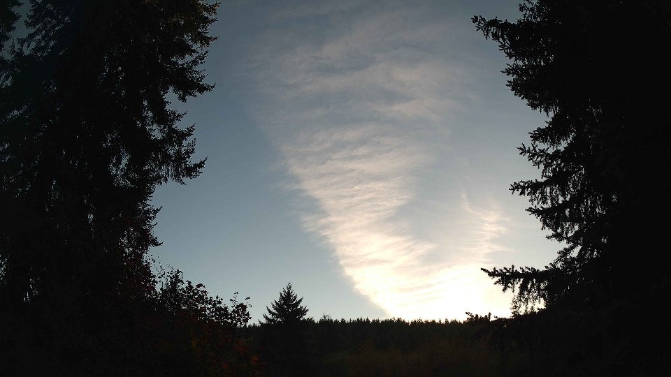 Pacific Northwest skyline timelapse on Oct 06, 2026 at 5:45 PM
