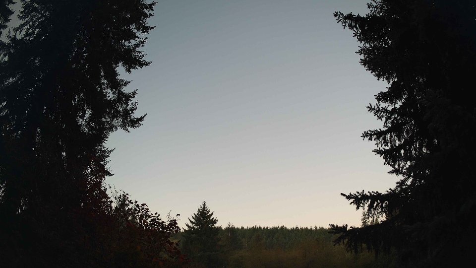 Pacific Northwest skyline timelapse on Oct 08, 2026 at 7:15 AM