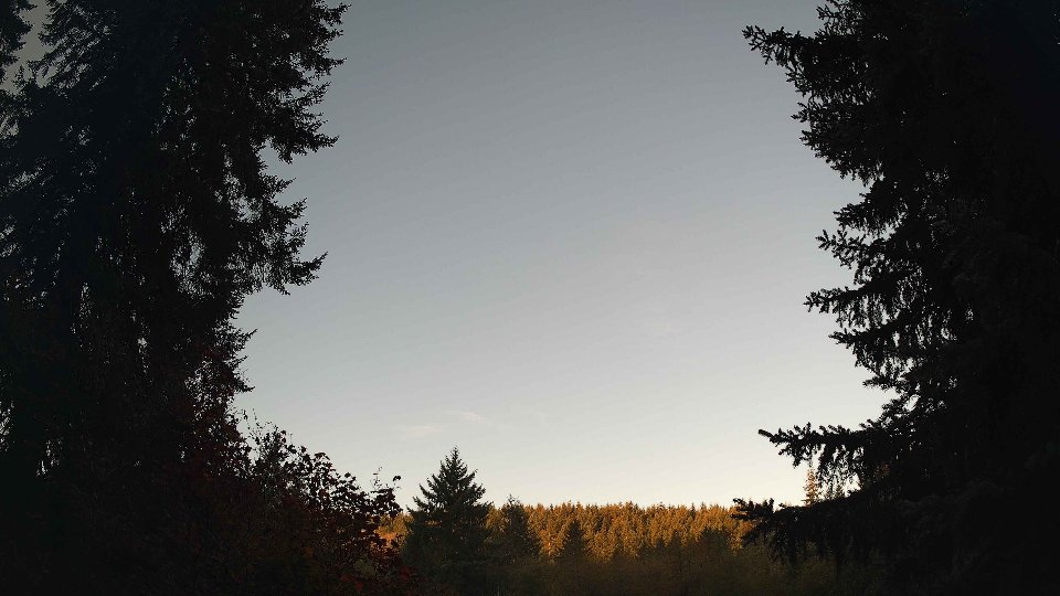 Pacific Northwest skyline timelapse on Oct 08, 2026 at 7:45 AM
