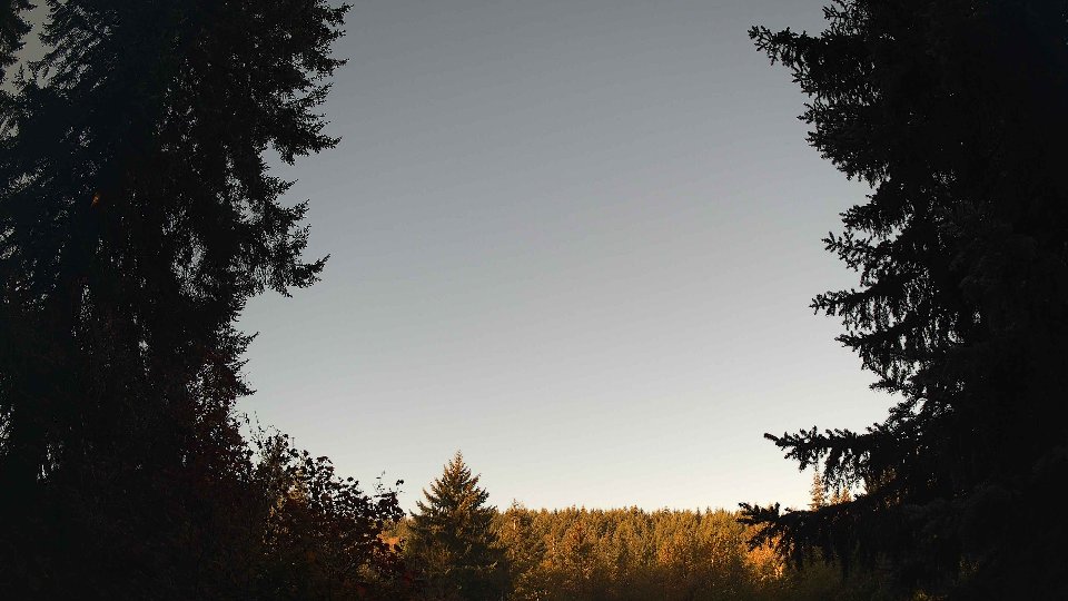 Pacific Northwest skyline timelapse on Oct 08, 2026 at 8:15 AM