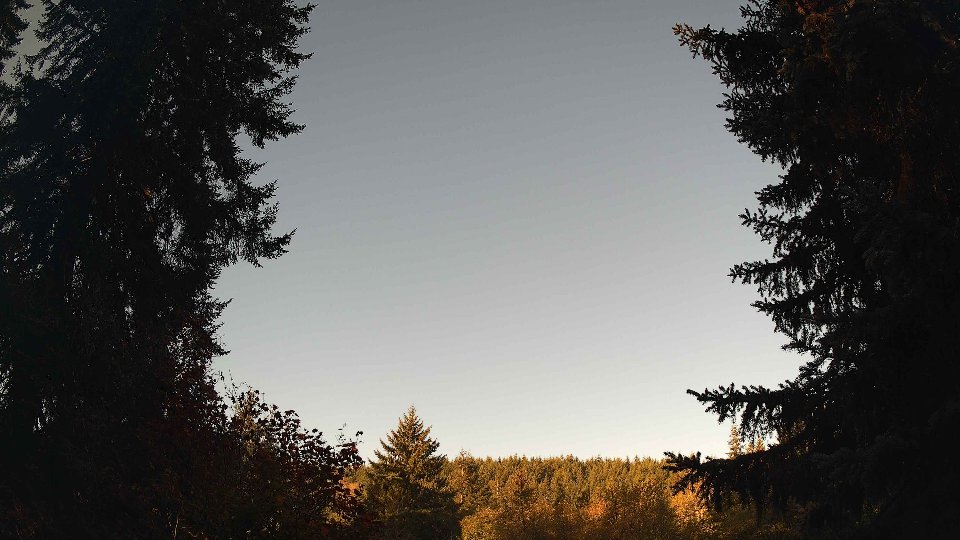 Pacific Northwest skyline timelapse on Oct 08, 2026 at 8:30 AM