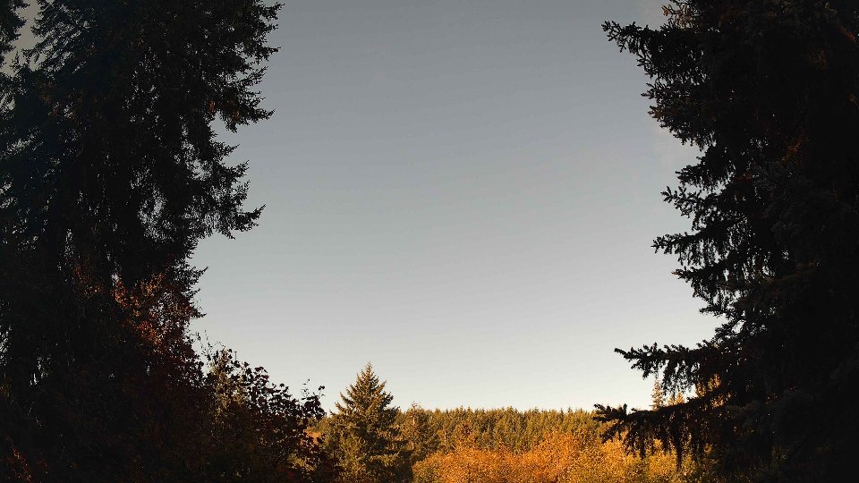 Pacific Northwest skyline timelapse on Oct 08, 2026 at 9:00 AM