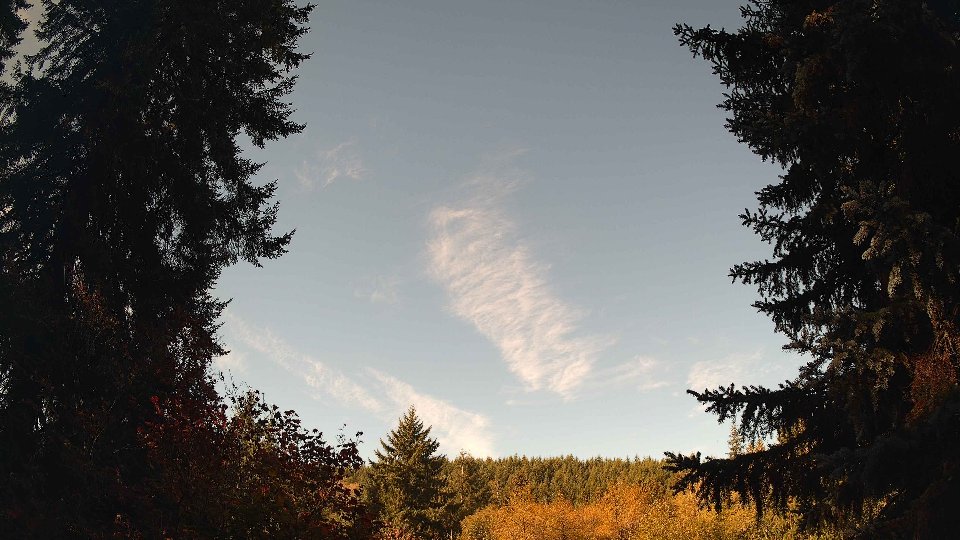 Pacific Northwest skyline timelapse on Oct 08, 2026 at 9:45 AM