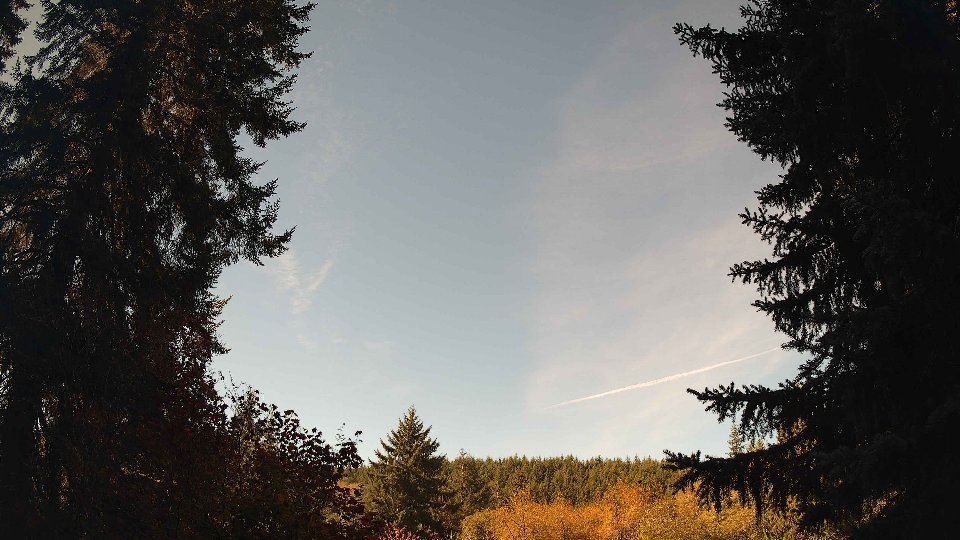 Pacific Northwest skyline timelapse on Oct 08, 2026 at 10:45 AM