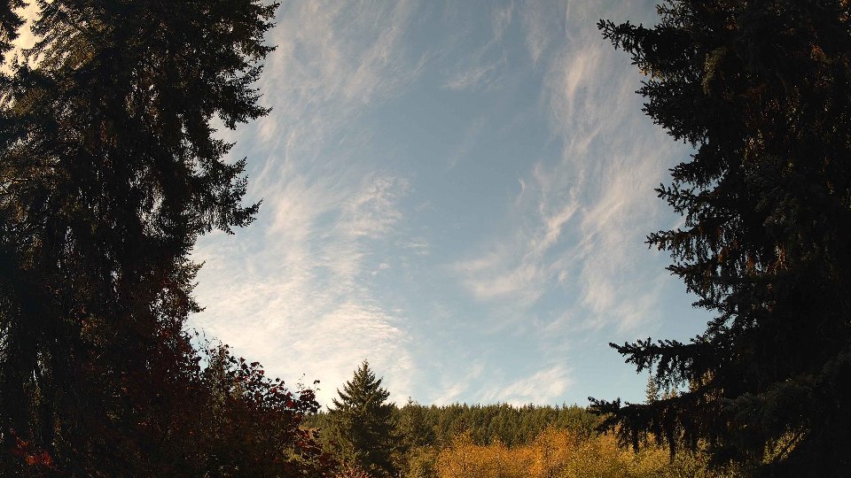 Pacific Northwest skyline timelapse on Oct 08, 2026 at 11:30 AM