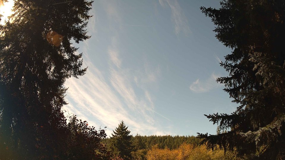 Pacific Northwest skyline timelapse on Oct 08, 2026 at 12:15 PM