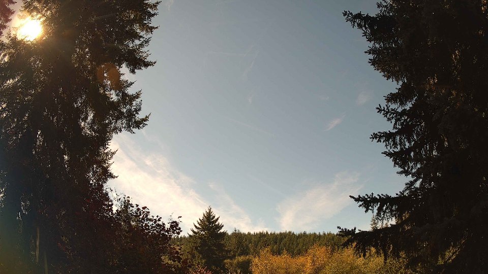 Pacific Northwest skyline timelapse on Oct 08, 2026 at 12:45 PM