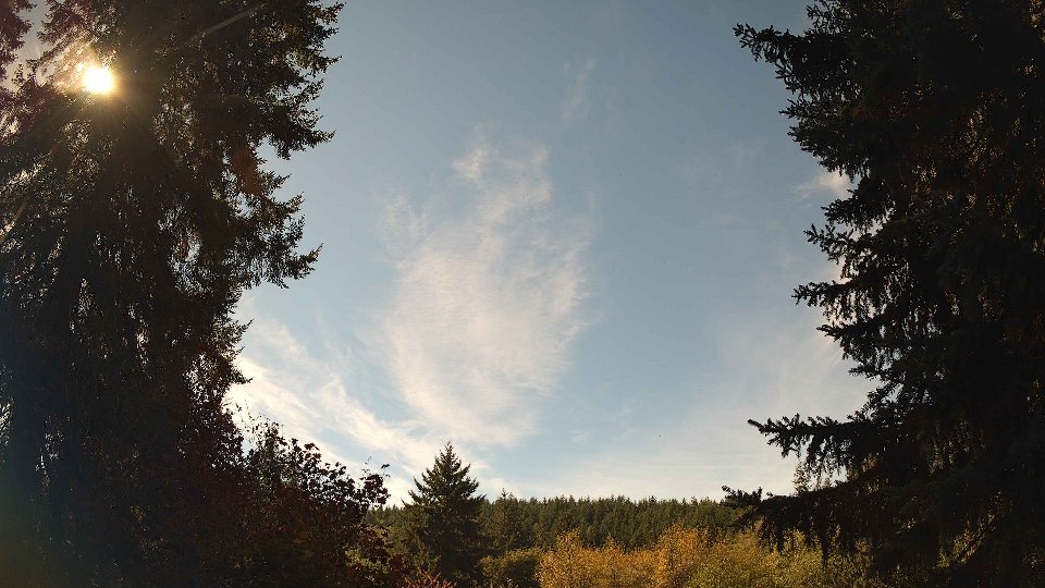 Pacific Northwest skyline timelapse on Oct 08, 2026 at 1:00 PM