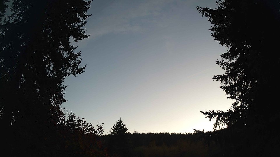 Pacific Northwest skyline timelapse on Oct 08, 2026 at 6:45 PM