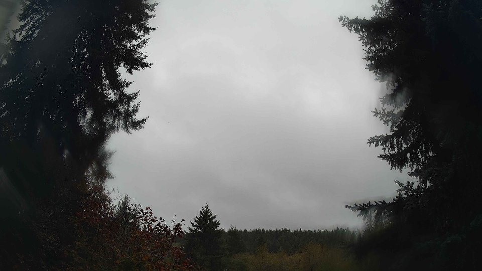 Pacific Northwest skyline timelapse on Oct 09, 2026 at 8:30 AM