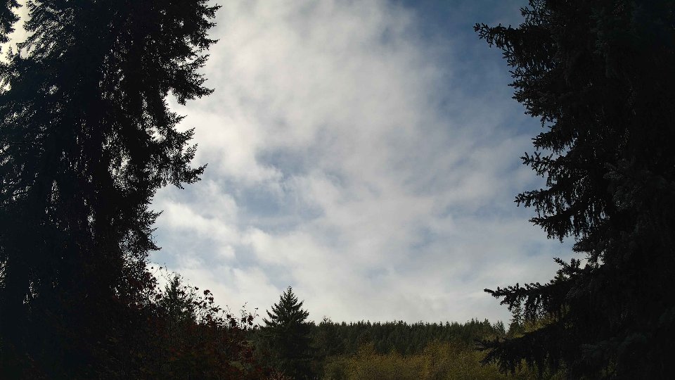 Pacific Northwest skyline timelapse on Oct 09, 2026 at 11:15 AM