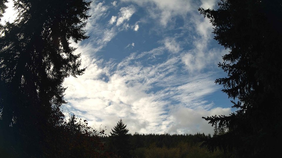 Pacific Northwest skyline timelapse on Oct 09, 2026 at 12:30 PM