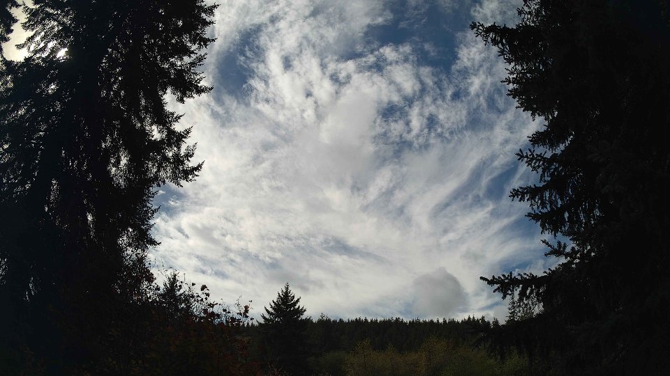 Pacific Northwest skyline timelapse on Oct 09, 2026 at 1:00 PM