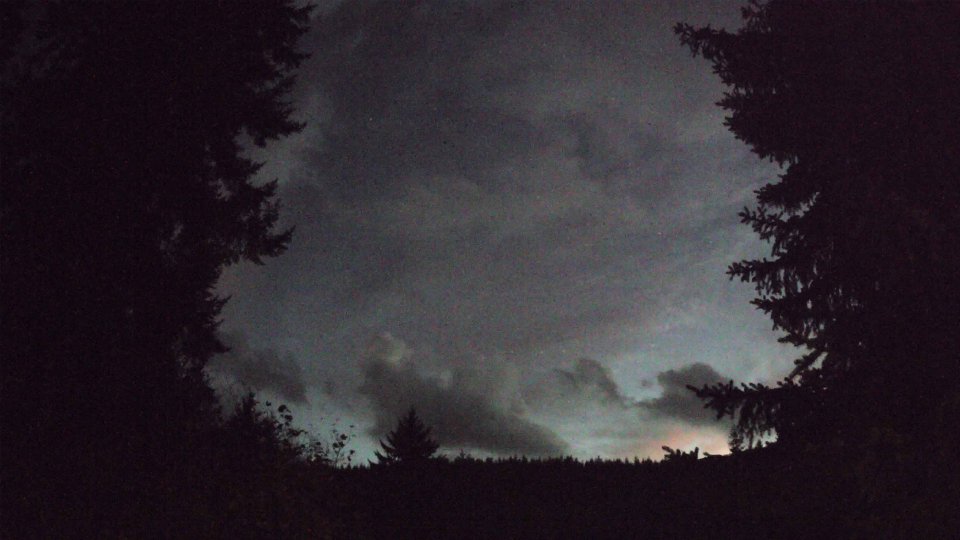 Pacific Northwest skyline timelapse on Oct 09, 2026 at 7:20 PM