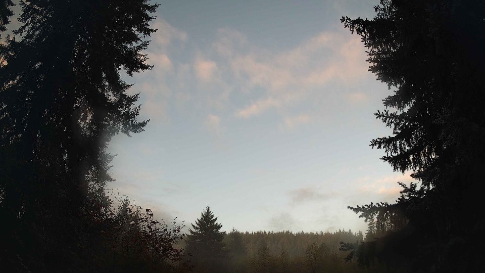 Pacific Northwest skyline timelapse on Oct 10, 2026 at 7:45 AM