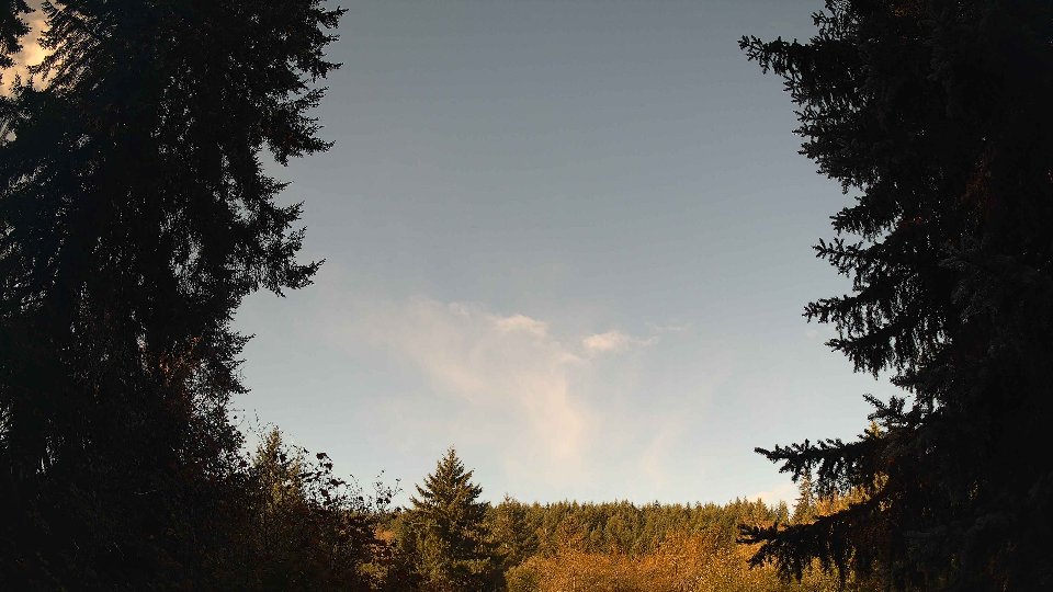 Pacific Northwest skyline timelapse on Oct 10, 2026 at 9:00 AM