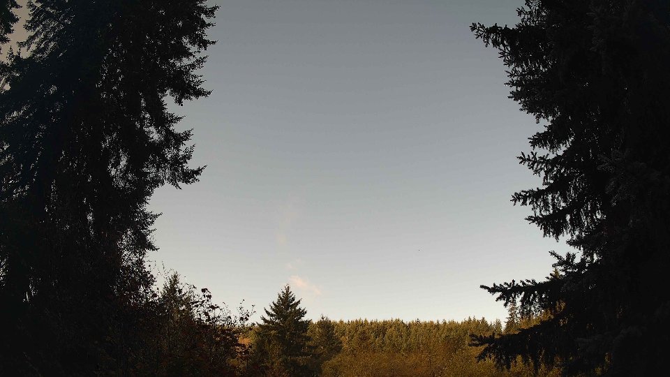 Pacific Northwest skyline timelapse on Oct 10, 2026 at 9:15 AM