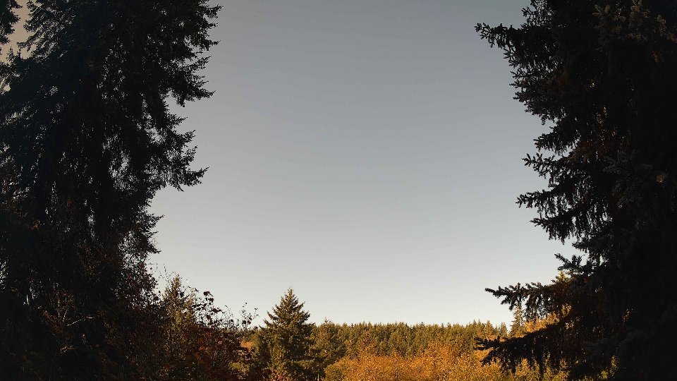 Pacific Northwest skyline timelapse on Oct 10, 2026 at 9:30 AM