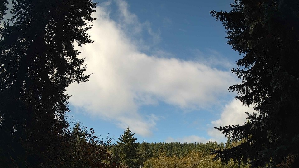 Pacific Northwest skyline timelapse on Oct 10, 2026 at 9:45 AM