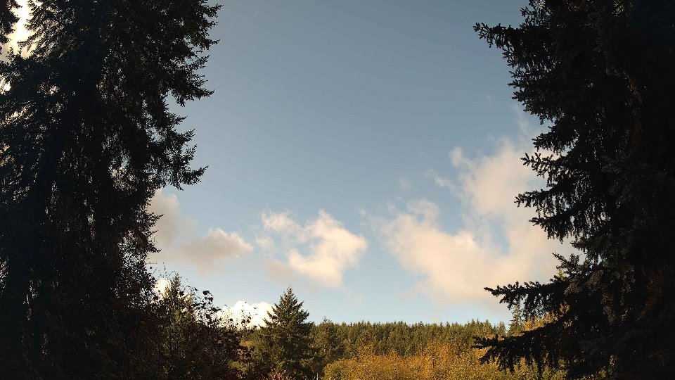 Pacific Northwest skyline timelapse on Oct 10, 2026 at 10:15 AM