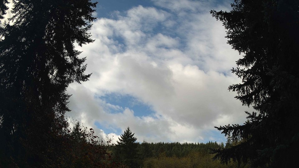 Pacific Northwest skyline timelapse on Oct 10, 2026 at 10:30 AM