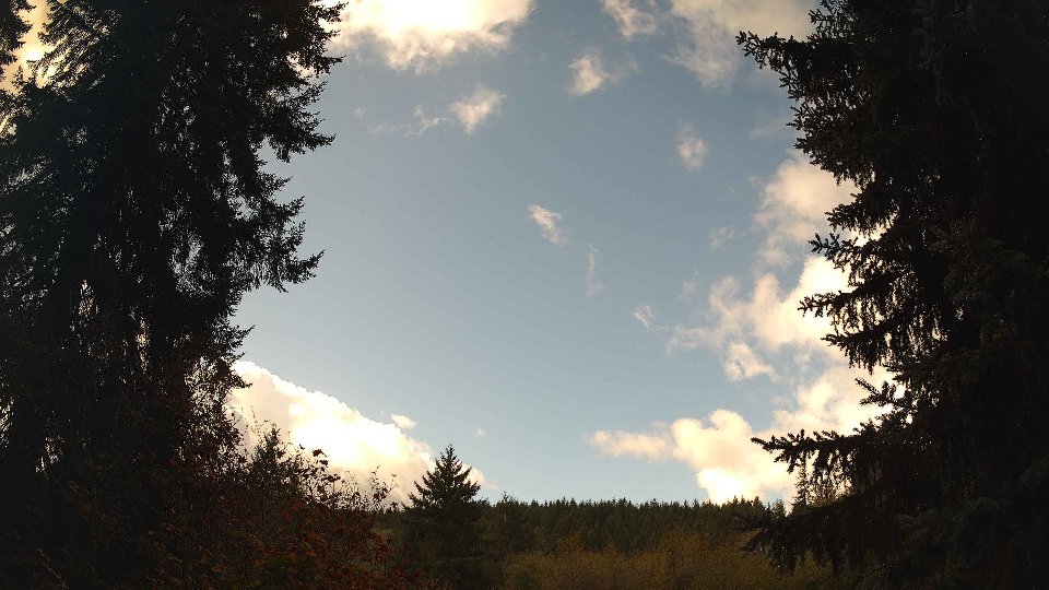 Pacific Northwest skyline timelapse on Oct 10, 2026 at 11:15 AM