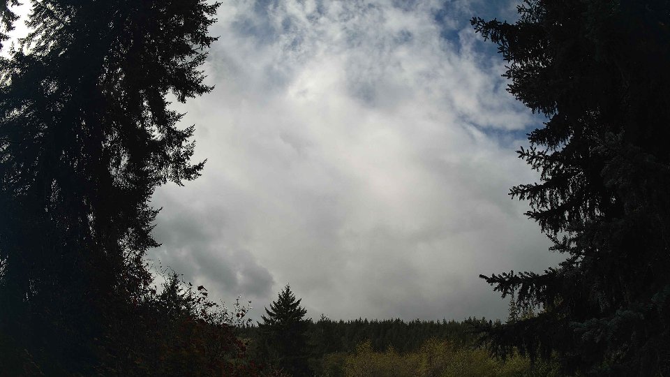 Pacific Northwest skyline timelapse on Oct 10, 2026 at 12:00 PM