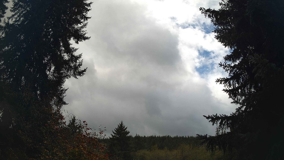 Pacific Northwest skyline timelapse on Oct 10, 2026 at 1:15 PM