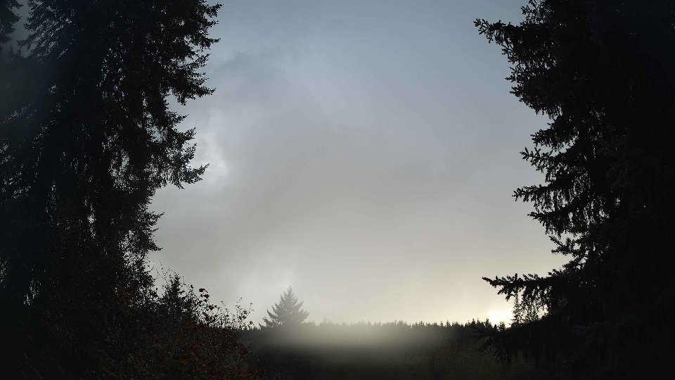 Pacific Northwest skyline timelapse on Oct 10, 2026 at 5:45 PM