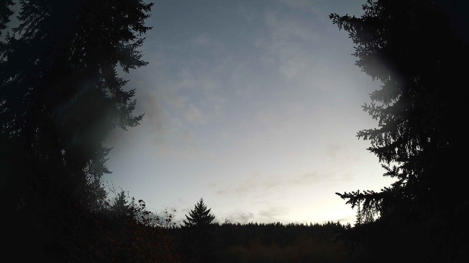 Pacific Northwest skyline timelapse on Oct 10, 2026 at 6:45 PM