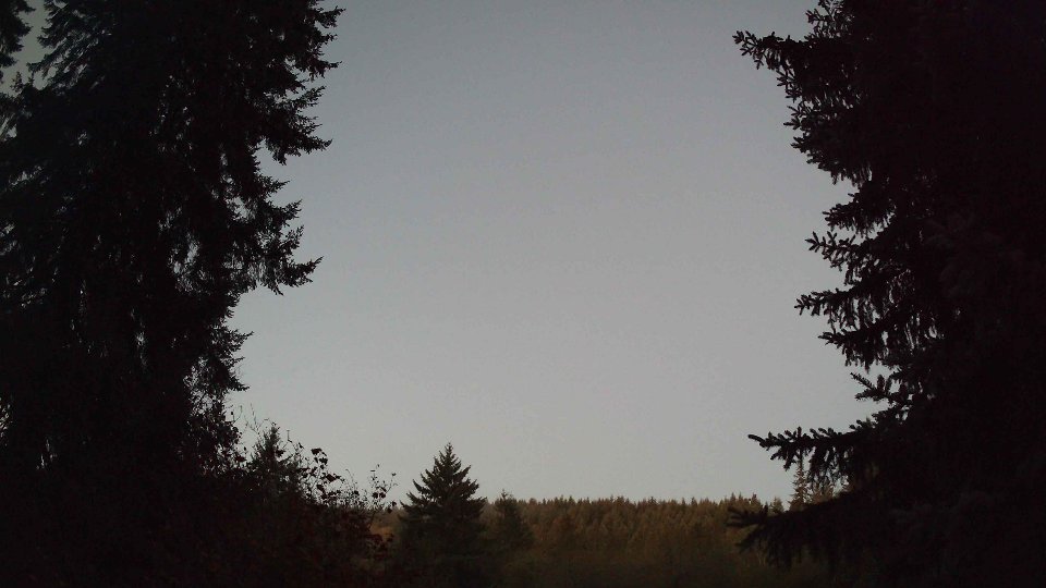 Pacific Northwest skyline timelapse on Oct 11, 2026 at 7:00 AM