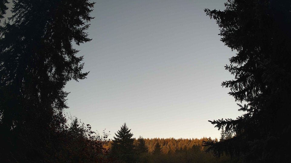 Pacific Northwest skyline timelapse on Oct 11, 2026 at 7:45 AM