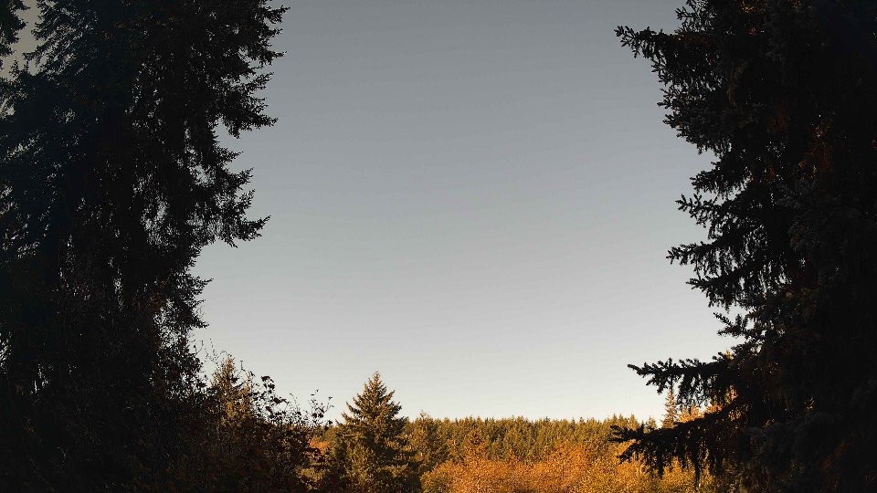 Pacific Northwest skyline timelapse on Oct 11, 2026 at 9:00 AM