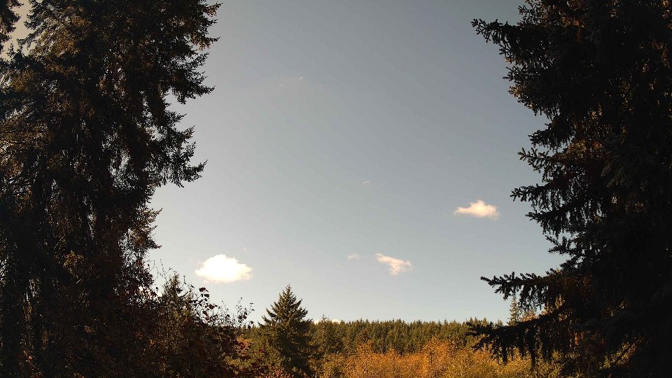 Pacific Northwest skyline timelapse on Oct 11, 2026 at 11:30 AM