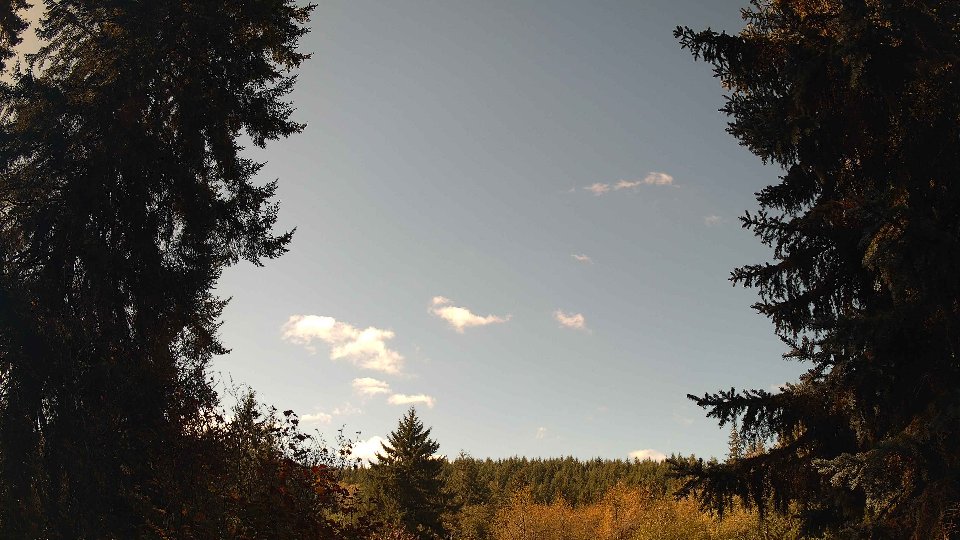 Pacific Northwest skyline timelapse on Oct 11, 2026 at 11:45 AM