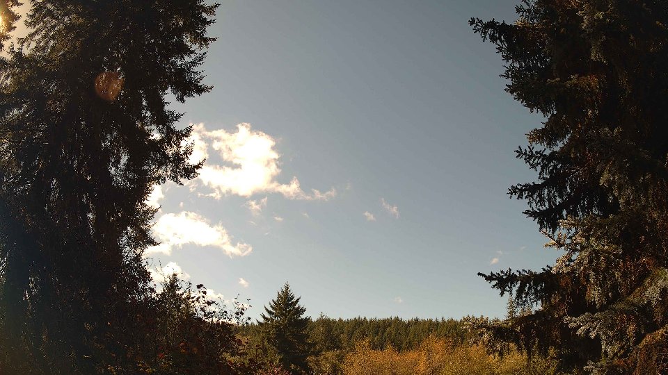 Pacific Northwest skyline timelapse on Oct 11, 2026 at 12:00 PM