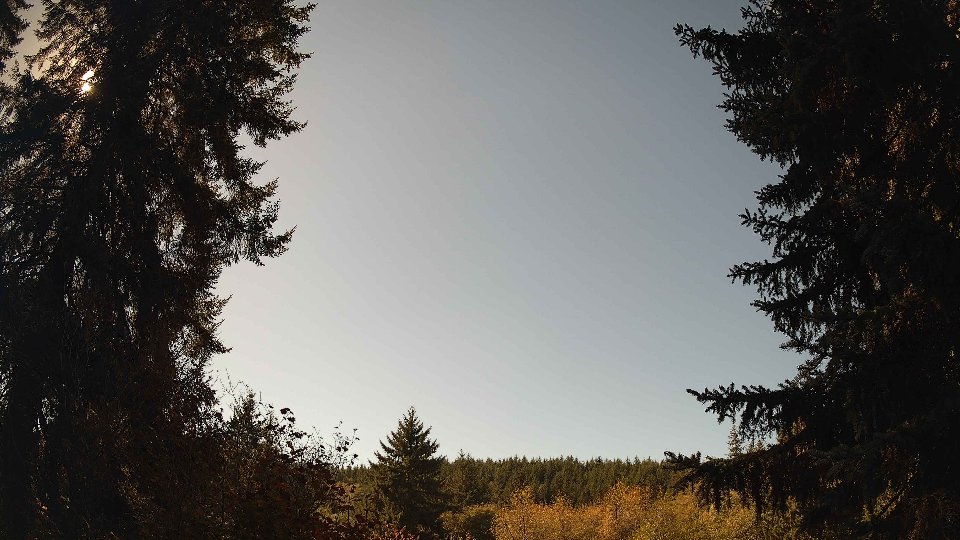 Pacific Northwest skyline timelapse on Oct 11, 2026 at 1:00 PM
