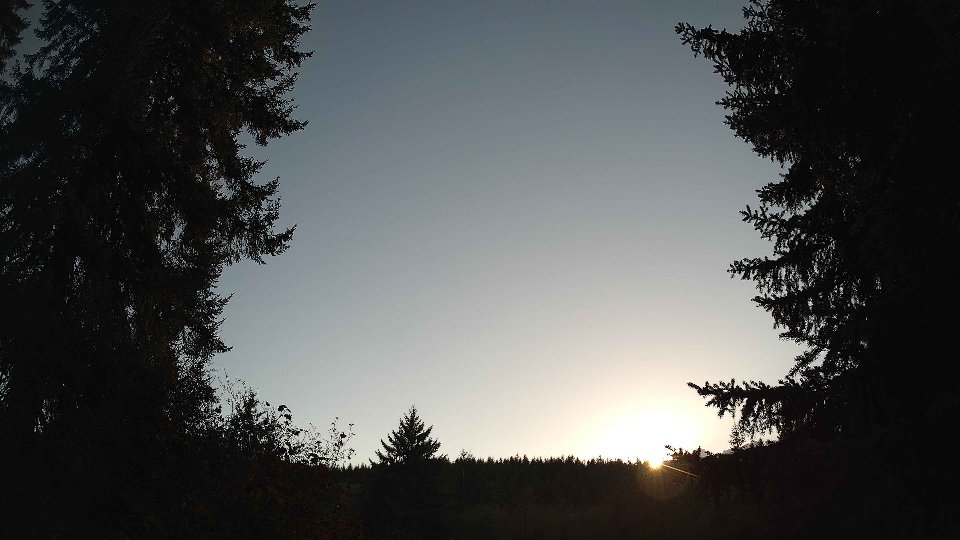 Pacific Northwest skyline timelapse on Oct 11, 2026 at 5:15 PM