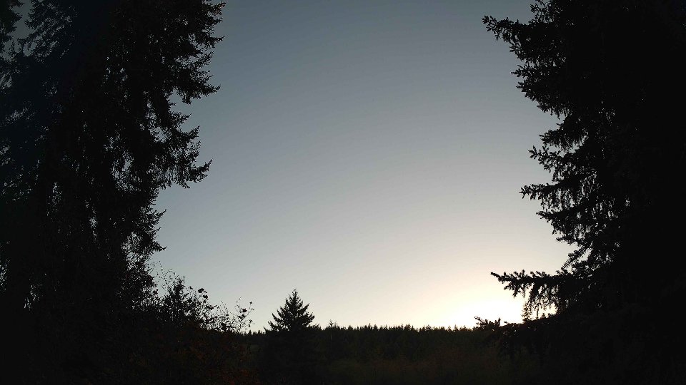Pacific Northwest skyline timelapse on Oct 11, 2026 at 5:30 PM