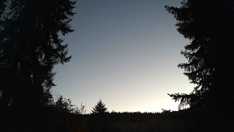 Pacific Northwest skyline timelapse on Oct 11, 2026 at 6:45 PM