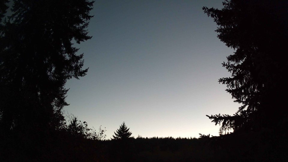 Pacific Northwest skyline timelapse on Oct 11, 2026 at 7:00 PM