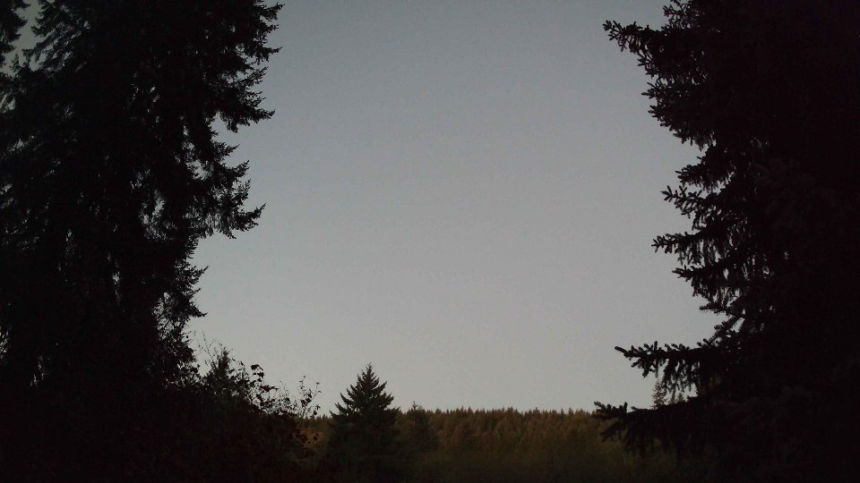 Pacific Northwest skyline timelapse frame from Oct 12th, 2026 at 7:00 AM